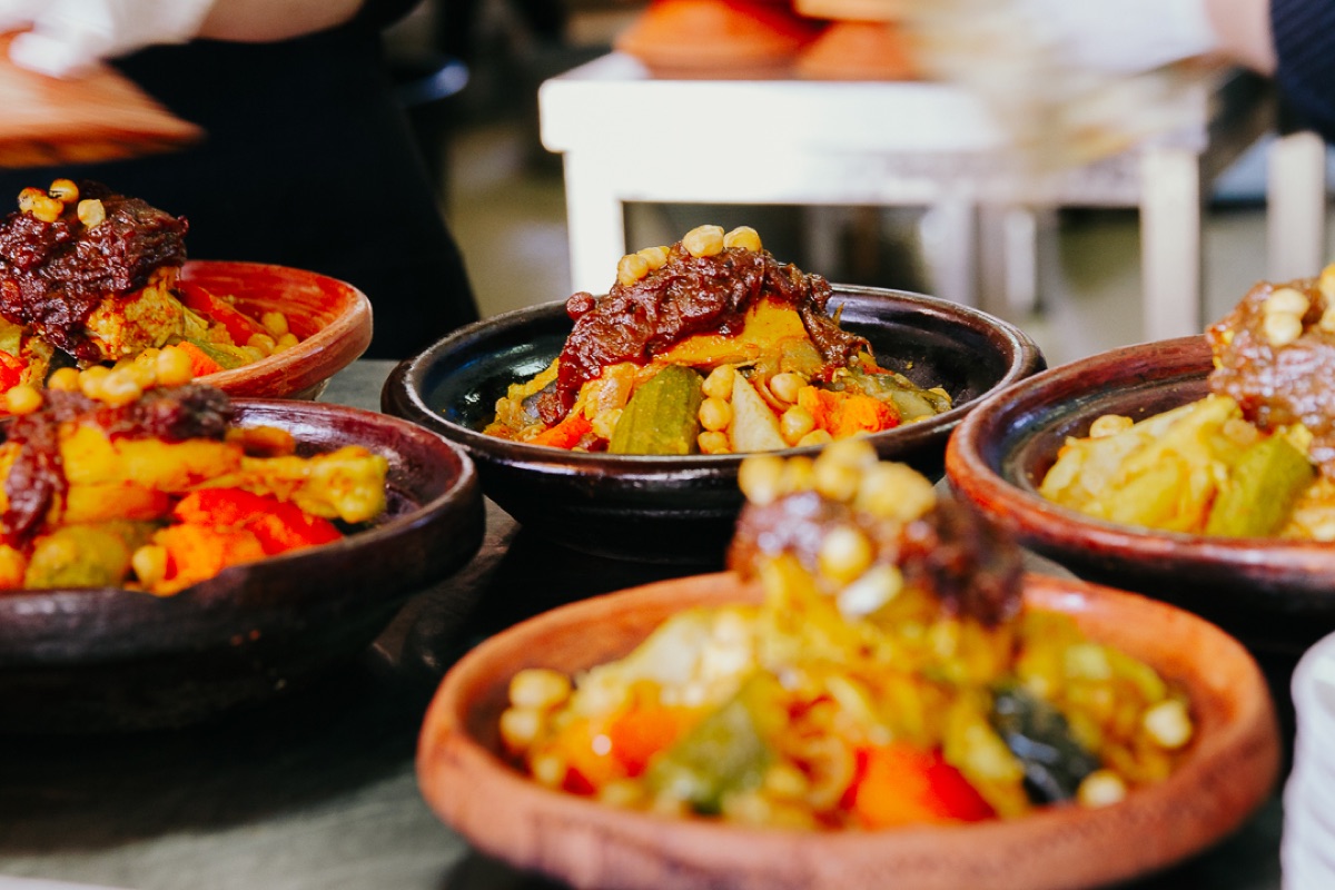 A tagine of in-season vegetables